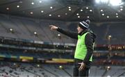 12 February 2022; Kilcoo manager Mickey Moran during the AIB GAA Football All-Ireland Senior Club Championship Final match between Kilcoo, Down, and Kilmacud Crokes, Dublin, at Croke Park in Dublin. Photo by Stephen McCarthy/Sportsfile