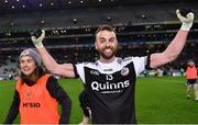 12 February 2022; Conor Laverty of Kilcoo celebrates after his side's victory in the AIB GAA Football All-Ireland Senior Club Championship Final match between Kilcoo, Down, and Kilmacud Crokes, Dublin, at Croke Park in Dublin. Photo by Piaras Ó Mídheach/Sportsfile