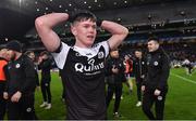 12 February 2022; Justin Clark of Kilcoo after his side's victory in the AIB GAA Football All-Ireland Senior Club Championship Final match between Kilcoo, Down, and Kilmacud Crokes, Dublin, at Croke Park in Dublin. Photo by Piaras Ó Mídheach/Sportsfile