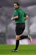 12 February 2022; Referee Seán Hurson during the AIB GAA Football All-Ireland Senior Club Championship Final match between Kilcoo, Down, and Kilmacud Crokes, Dublin, at Croke Park in Dublin. Photo by Piaras Ó Mídheach/Sportsfile