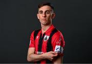 12 February 2022; Dean McMenamy during a Longford Town FC squad portraits session at Bishopsgate in Longford. Photo by Eóin Noonan/Sportsfile