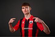 12 February 2022; Matthew Dunne during a Longford Town FC squad portraits session at Bishopsgate in Longford. Photo by Eóin Noonan/Sportsfile
