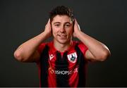 12 February 2022; Dylan Barnett during a Longford Town FC squad portraits session at Bishopsgate in Longford. Photo by Eóin Noonan/Sportsfile