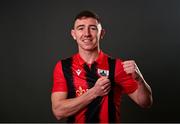 12 February 2022; Aaron Robinson during a Longford Town FC squad portraits session at Bishopsgate in Longford. Photo by Eóin Noonan/Sportsfile