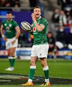 12 February 2022; Jack Carty of Ireland during the Guinness Six Nations Rugby Championship match between France and Ireland at Stade de France in Paris, France. Photo by Brendan Moran/Sportsfile