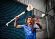 15 February 2022; Dublin Camogie player Aisling Maher in attendance as Dublin GAA and AIG Insurance were in Parnell park to hold the official 2022 season launch and the rollout of the 2022 AIG #EffortisEqual campaign. Visit www.aig.ie/dublingaa for more information. Visit www.aig.ie/dublingaa for more information. Photo by David Fitzgerald/Sportsfile