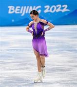 15 February 2022; Kamila Valieva of ROC during the Women Single Skating Short Program event on day 11 of the Beijing 2022 Winter Olympic Games at Capital Indoor Stadium in Beijing, China. Photo by Ramsey Cardy/Sportsfile