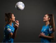 13 February 2022; Sisters Jane, left, and Sarah McKevitt during a DLR Waves squad portraits session at the UCD Bowl in Belfield, Dublin. Photo by Stephen McCarthy/Sportsfile