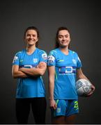 13 February 2022; Sisters Jane, left, and Sarah McKevitt during a DLR Waves squad portraits session at the UCD Bowl in Belfield, Dublin. Photo by Stephen McCarthy/Sportsfile