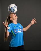 13 February 2022; Avril Brierley during a DLR Waves squad portraits session at the UCD Bowl in Belfield, Dublin. Photo by Stephen McCarthy/Sportsfile
