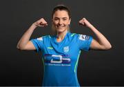 13 February 2022; Avril Brierley during a DLR Waves squad portraits session at the UCD Bowl in Belfield, Dublin. Photo by Stephen McCarthy/Sportsfile