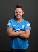 13 February 2022; Carla McManus during a DLR Waves squad portraits session at the UCD Bowl in Belfield, Dublin. Photo by Stephen McCarthy/Sportsfile