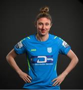 13 February 2022; Jess Gleeson during a DLR Waves squad portraits session at the UCD Bowl in Belfield, Dublin. Photo by Stephen McCarthy/Sportsfile