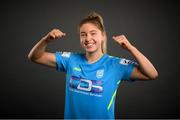 13 February 2022; Kate Mooney during a DLR Waves squad portraits session at the UCD Bowl in Belfield, Dublin. Photo by Stephen McCarthy/Sportsfile