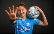 13 February 2022; Kate Mooney during a DLR Waves squad portraits session at the UCD Bowl in Belfield, Dublin. Photo by Stephen McCarthy/Sportsfile