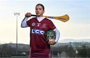 16 February 2022; Camogie player, Shannon Graham (Slaughtneil, Derry) pictured ahead of one of #TheToughest showdowns of the year, as Slaughtneil face Sarsfields (Galway) in the AIB Senior Camogie Club All-Ireland Championship semi-final this Saturday, February 19th at 2pm at Kingspan Breffni Park, Cavan. The second semi-final sees reigning champions, Oulart the Ballagh (Wexford) and Scariff Ogonnelloe (Clare) go head-to-head at 1:30pm on Sunday, February 20th, at Clonmel Commercials GAA (Tipperary). Both games will be streamed live on the Official Camogie Youtube Channel. Tickets are now available online for the Sarsfields and Slaughtneil game here: https://bit.ly/3H4kLTX, and the Oulart the Ballagh and Scariff Ogonnelloe game here: https://bit.ly/3HUDvWX. This year’s AIB Club Championships celebrate #TheToughest players in Gaelic Games - those who, despite adversity, don’t quit, who persevere no matter how tough it gets, because Tough Can’t Quit. Photo by Sam Barnes/Sportsfile