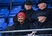 16 February 2022; Irish golfer Padraig Harrington in the stands before the Bank of Ireland Leinster Rugby Schools Senior Cup 1st Round match between St Gerard's School, Dublin and Newbridge College, Kildare at Energia Park in Dublin. Photo by Harry Murphy/Sportsfile