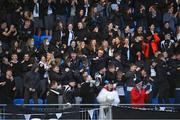 16 February 2022; Newbridge College supporters during the Bank of Ireland Leinster Rugby Schools Senior Cup 1st Round match between St Gerard's School, Dublin and Newbridge College, Kildare at Energia Park in Dublin. Photo by Harry Murphy/Sportsfile