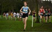 16 February 2022; Hazel Coogan of Loreto Kilkenny, competing in the junior girls' 2000m during the Irish Life Health Leinster Schools Cross Country Championships at Santry Demesne in Dublin. Photo by Sam Barnes/Sportsfile
