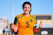 16 February 2022; Niamh Fahey of Republic of Ireland after the Pinatar Cup match between Republic of Ireland and Poland at La Manga in Murcia, Spain. Photo by Silvestre Szpylma/Sportsfile