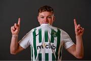 15 February 2022; Callum Thompson during the Bray Wanderers FC squad portraits session at The Royal Hotel in Bray, Wicklow. Photo by Sam Barnes/Sportsfile