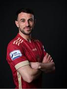 16 February 2022; Conor O’Keeffe during a Galway United FC squad portrait session at the Connacht Hotel in Galway. Photo by Seb Daly/Sportsfile