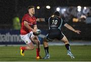 11 February 2022; Ben Healy of Munster during the United Rugby Championship match between Glasgow Warriors and Munster at Scotstoun Stadium in Glasgow, Scotland. Photo by Paul Devlin/Sportsfile