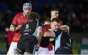 11 February 2022; Rory Scannell of Munster in action during the United Rugby Championship match between Glasgow Warriors and Munster at Scotstoun Stadium in Glasgow, Scotland. Photo by Paul Devlin/Sportsfile