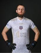 16 February 2022; Goalkeeper Conor Kearns during a Galway United FC squad portrait session at the Connacht Hotel in Galway. Photo by Seb Daly/Sportsfile