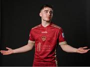 16 February 2022; Ronan Manning during a Galway United FC squad portrait session at the Connacht Hotel in Galway. Photo by Seb Daly/Sportsfile