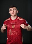 16 February 2022; Edward McCarthy during a Galway United FC squad portrait session at the Connacht Hotel in Galway. Photo by Seb Daly/Sportsfile