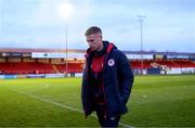 18 February 2022; Eoin Doyle of St Patrick's Athletic before the SSE Airtricity League Premier Division match between Shelbourne and St Patrick's Athletic at Tolka Park in Dublin. Photo by Stephen McCarthy/Sportsfile