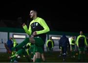18 February 2022; Keith Dalton of Bray Wanderers warms up before the SSE Airtricity League First Division match between Bray Wanderers and Cork City at Carlisle Grounds in Bray, Wicklow. Photo by David Fitzgerald/Sportsfile