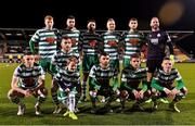 18 February 2022; The Shamrock Rovers team, back row, from left, Rory Gaffney, Neil Farrugia, Roberto Lopes, Sean Hoare, Lee Grace and Alan Mannus, from row, from left, Gary O'Neill, Jack Byrne, Danny Mandroiu, Dylan Watts and Andy Lyons before the SSE Airtricity League Premier Division match between Shamrock Rovers and UCD at Tallaght Stadium in Dublin. Photo by Seb Daly/Sportsfile