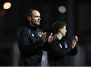 18 February 2022; Cork City manager Colin Healy after the SSE Airtricity League First Division match between Bray Wanderers and Cork City at Carlisle Grounds in Bray, Wicklow. Photo by David Fitzgerald/Sportsfile