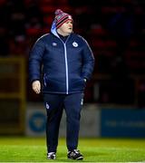 18 February 2022; Shelbourne equipment manager Graham Watson during the SSE Airtricity League Premier Division match between Shelbourne and St Patrick's Athletic at Tolka Park in Dublin. Photo by Stephen McCarthy/Sportsfile