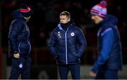 18 February 2022; Shelbourne manager Damien Duff before the SSE Airtricity League Premier Division match between Shelbourne and St Patrick's Athletic at Tolka Park in Dublin. Photo by Stephen McCarthy/Sportsfile