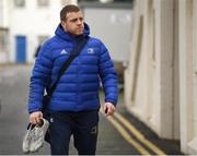 19 February 2022; Seán Cronin of Leinster arrives before the United Rugby Championship match between Leinster and Ospreys at RDS Arena in Dublin. Photo by Harry Murphy/Sportsfile