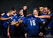 19 February 2022; Seán Cronin is given a guard of honour by his Leinster team mates after the United Rugby Championship match between Leinster and Ospreys at RDS Arena in Dublin. Photo by David Fitzgerald/Sportsfile