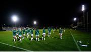 19 February 2022; Republic of Ireland players warm-up before the Pinatar Cup Semi-Final match between Republic of Ireland and Russia at La Manga in Murcia, Spain. Photo by Manuel Queimadelos/Sportsfile