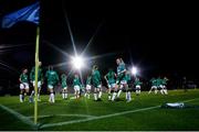 19 February 2022; (EDITOR'S NOTE; This image was created using a special effects camera filter) Republic of Ireland players warm-up before the Pinatar Cup Semi-Final match between Republic of Ireland and Russia at La Manga in Murcia, Spain. Photo by Manuel Queimadelos/Sportsfile