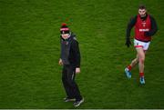 19 February 2022; Mayo manager James Horan and Aidan O’Shea of Mayo before the Allianz Football League Division 1 match between Dublin and Mayo at Croke Park in Dublin. Photo by Stephen McCarthy/Sportsfile