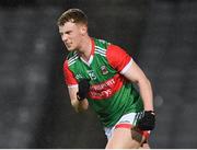 19 February 2022; Aiden Orme of Mayo celebrates scoring the second goal, in the 31st minute, during the Allianz Football League Division 1 match between Dublin and Mayo at Croke Park in Dublin. Photo by Ray McManus/Sportsfile