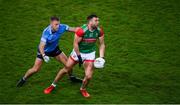 19 February 2022; Aidan O’Shea of Mayo in action against Jonny Cooper of Dublin during the Allianz Football League Division 1 match between Dublin and Mayo at Croke Park in Dublin. Photo by Stephen McCarthy/Sportsfile