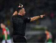 19 February 2022; Referee David Gough during the Allianz Football League Division 1 match between Dublin and Mayo at Croke Park in Dublin. Photo by Ray McManus/Sportsfile