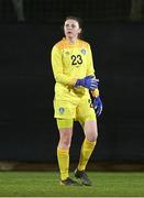 19 February 2022; Republic of Ireland goalkeeper Megan Walsh during the Pinatar Cup Semi-Final match between Republic of Ireland and Russia at La Manga in Murcia, Spain. Photo by Manuel Queimadelos/Sportsfile