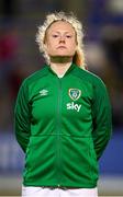 19 February 2022; Amber Barrett of Republic of Ireland before the Pinatar Cup Semi-Final match between Republic of Ireland and Russia at La Manga in Murcia, Spain. Photo by Manuel Queimadelos/Sportsfile
