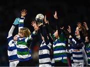 19 February 2022; Action during the Bank of Ireland Half-Time Minis match between Athy RFC and Gorey RFC at the United Rugby Championship match between Leinster and Ospreys at RDS Arena in Dublin. Photo by David Fitzgerald/Sportsfile