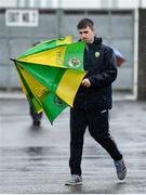 20 February 2022; A Kerry supporter arrives before the Allianz Football League Division 1 match between Kerry and Donegal at Fitzgerald Stadium in Killarney, Kerry. Photo by Brendan Moran/Sportsfile