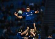 19 February 2022; Ross Molony of Leinster during the United Rugby Championship match between Leinster and Ospreys at RDS Arena in Dublin. Photo by David Fitzgerald/Sportsfile